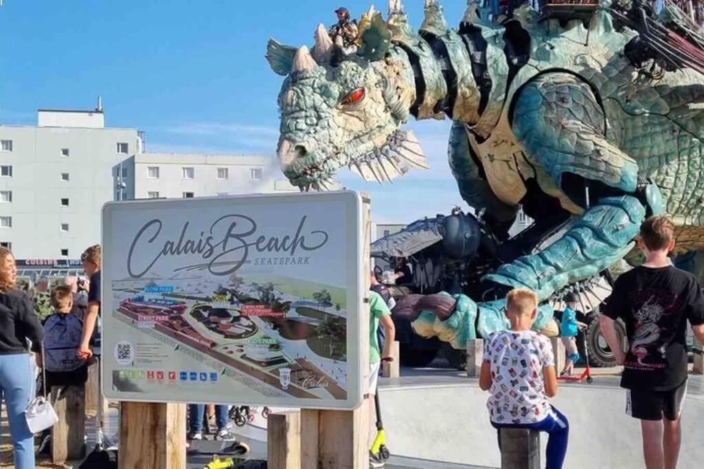 La Plage Superbe Studio Refait A Neuf Calais Eksteriør bilde